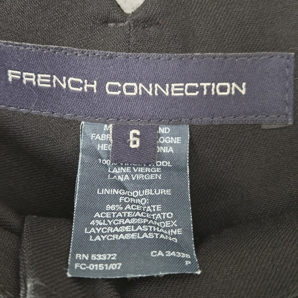 French Connection Black Wide Leg Pants - Picture 4 of 9